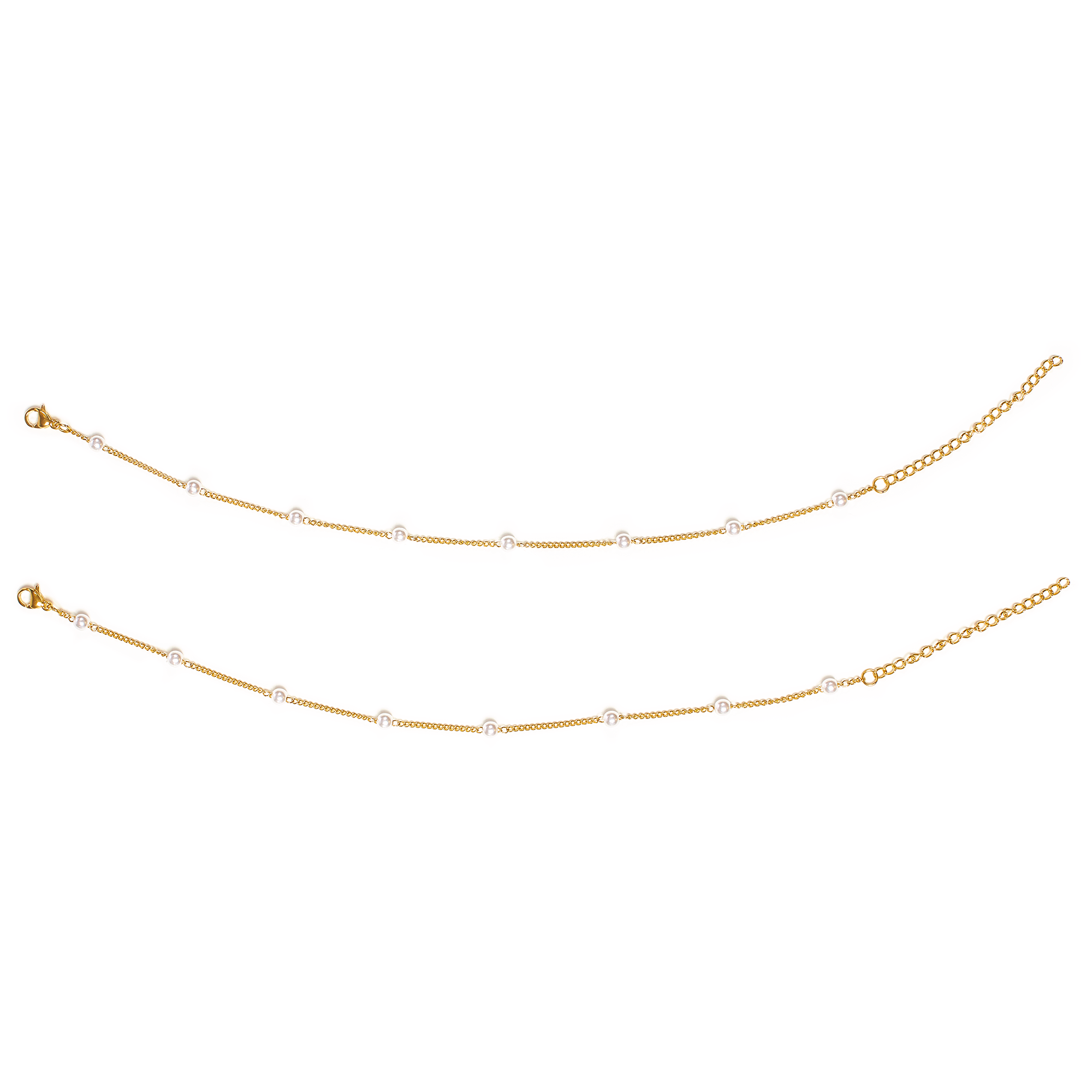 Pearly Whites Anklets