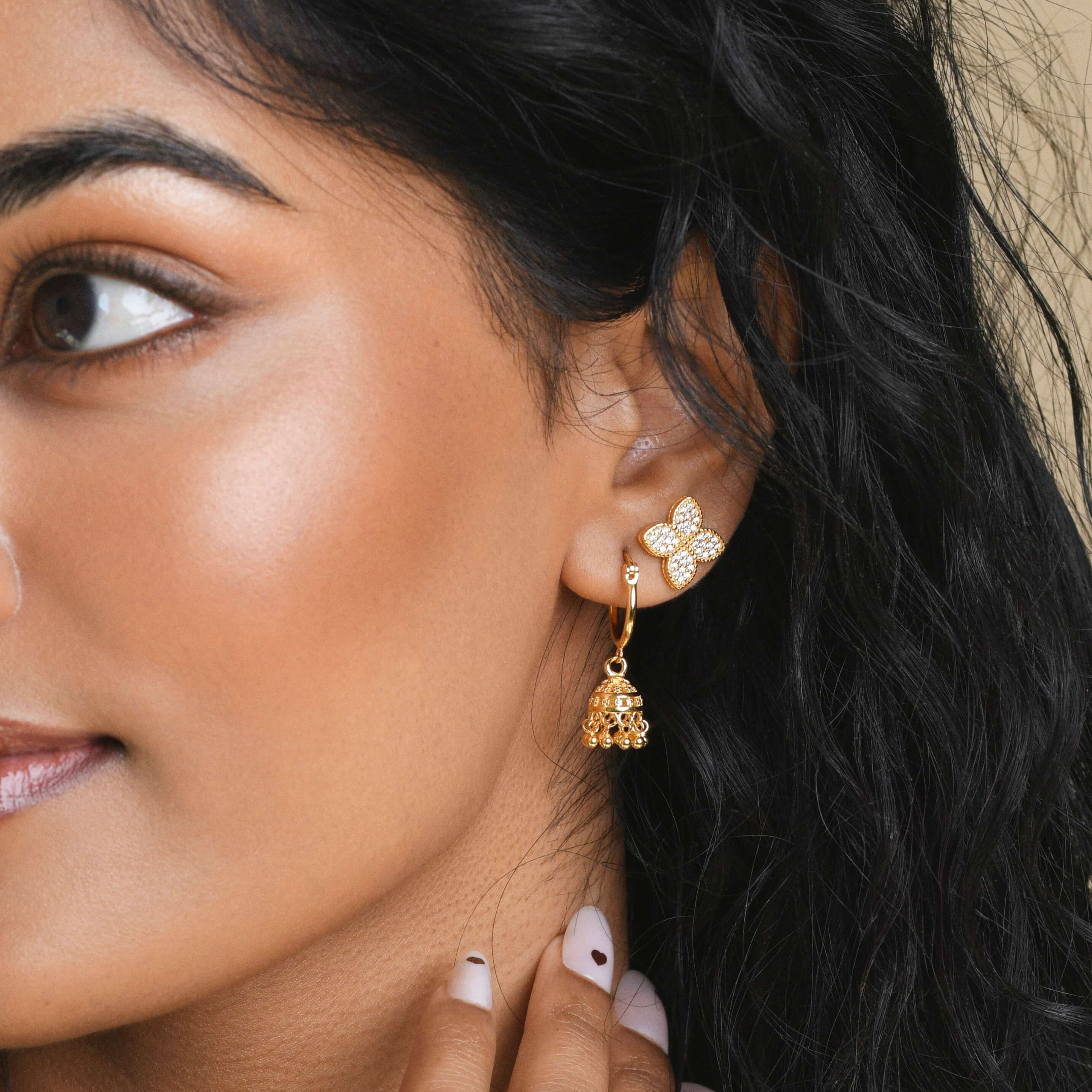 Micro Jhumka Earrings