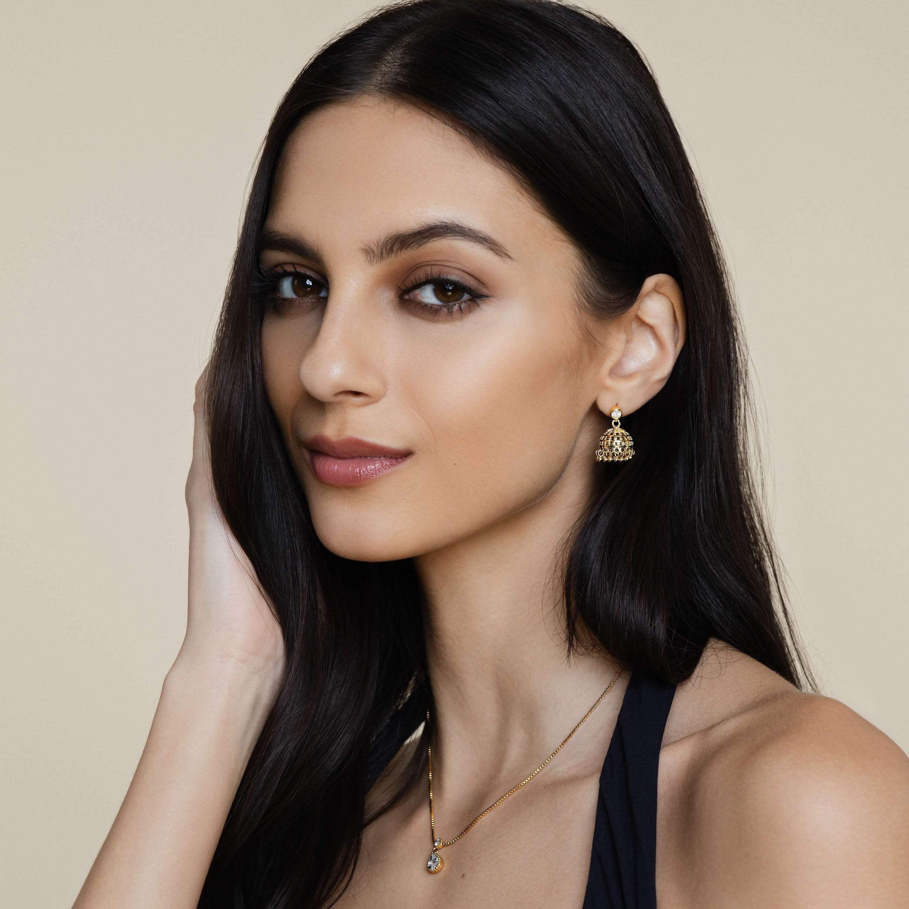 Baby Jhumka Stone Stud