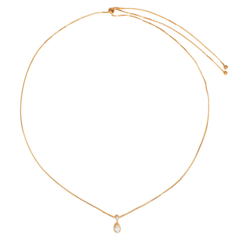 Rekha Pear Pendant Necklace