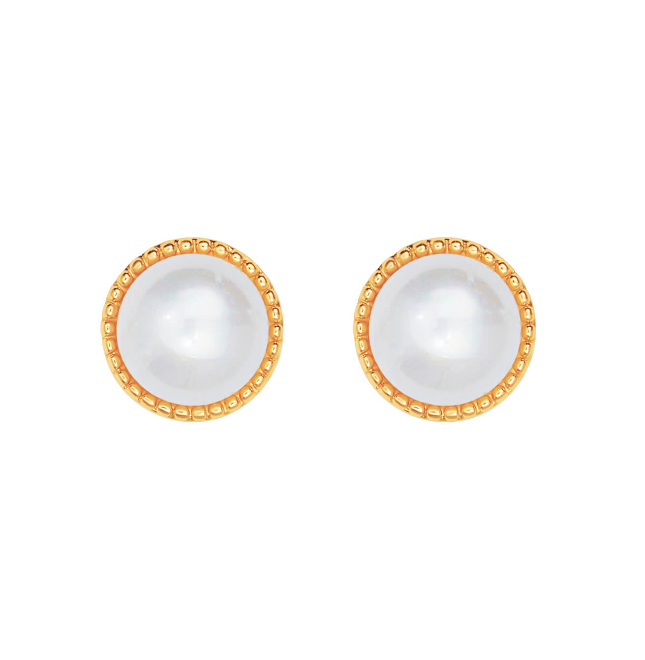 Classic Pearl Stud Earrings