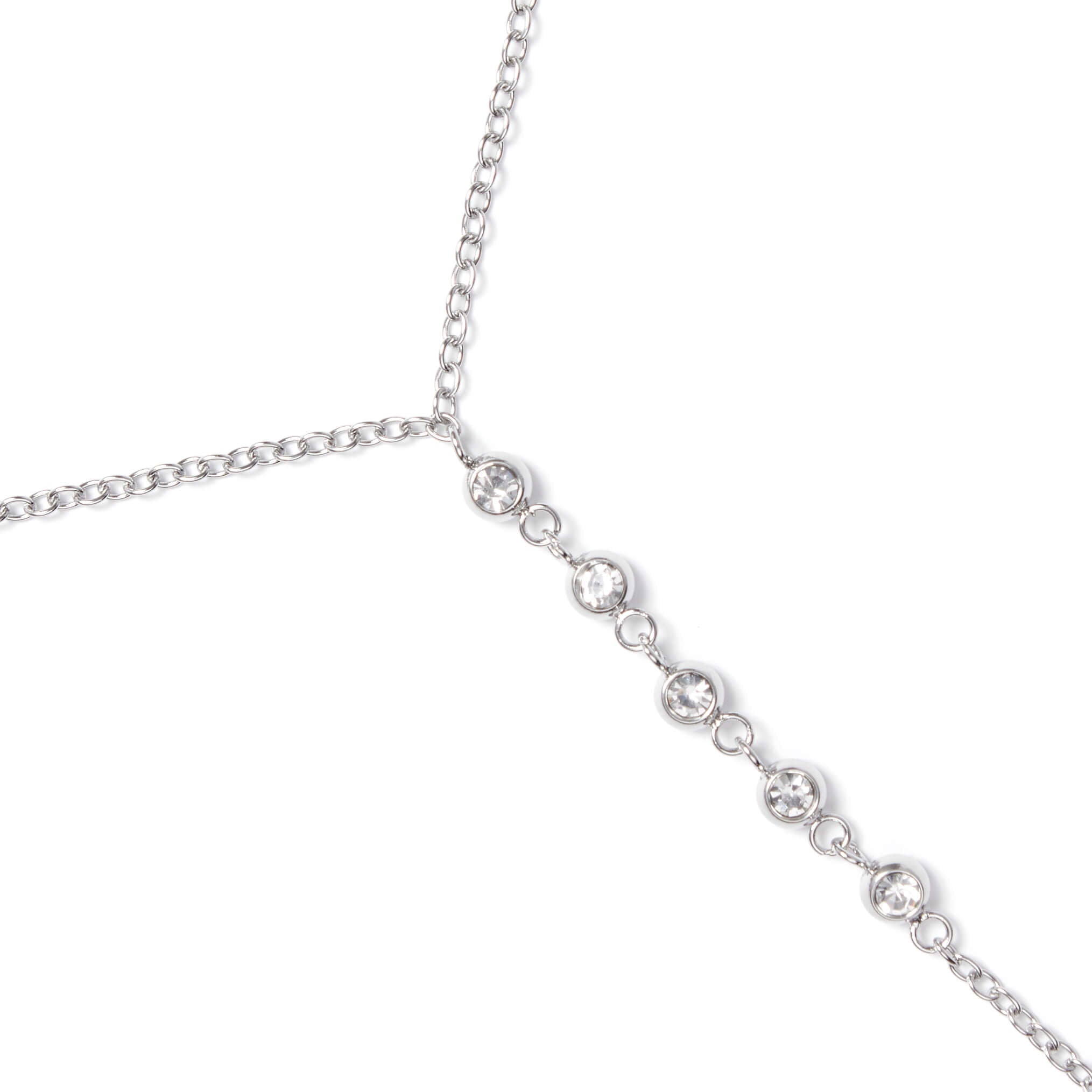 Suhana Hand Chain - Crystal