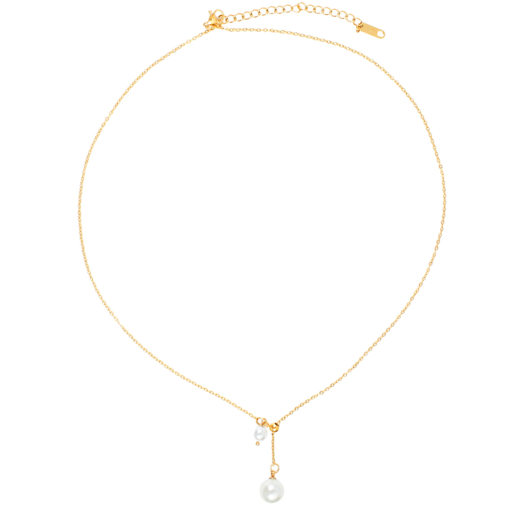 Twin Pearl Necklace