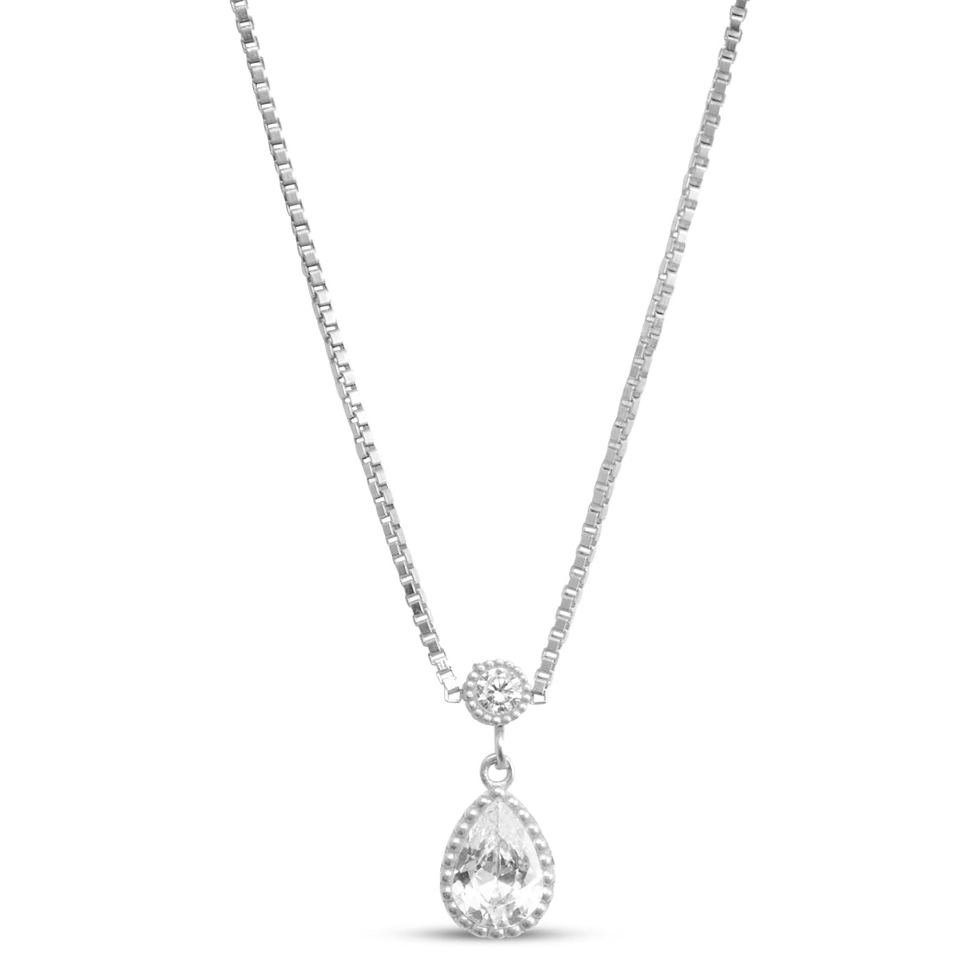 Rekha Pear Pendant Necklace