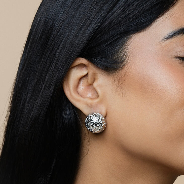 Rani Button Earrings