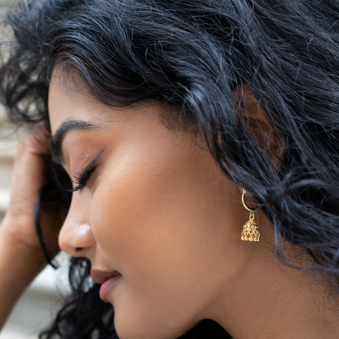 Micro Jhumka Earrings
