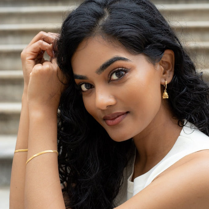 Micro Jhumka Earrings