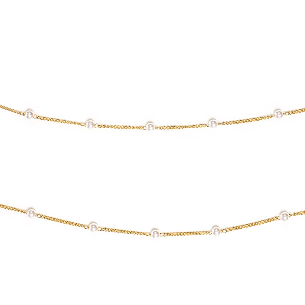 Pearly Whites Anklets