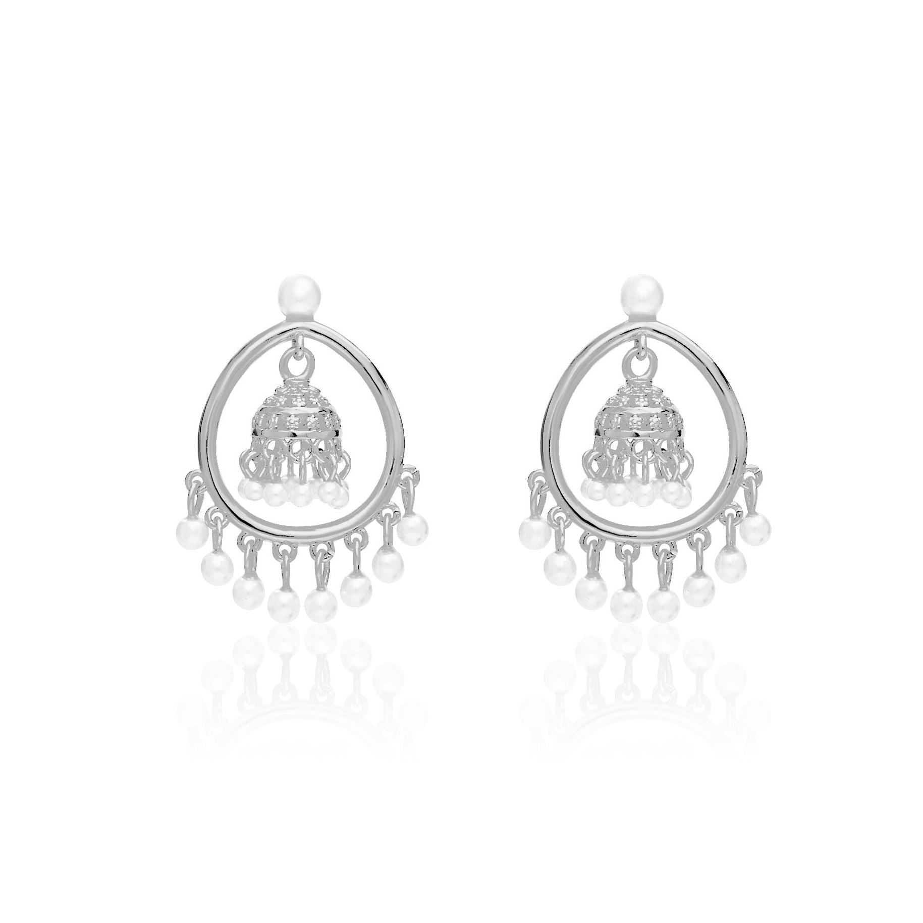 Roshni Micro Pearl Jhumka Earrings