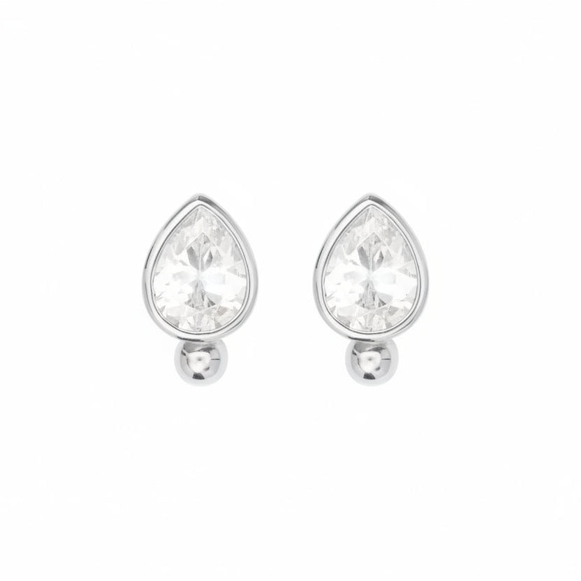 Classic Pear Stud Earrings