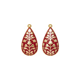 Meena Drop Earrings - Poppy