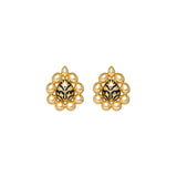 Meena Bloom Earrings - Noir