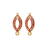 Meena Marquise Earrings - Poppy
