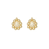 Meena Bloom Earrings - Ivory