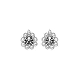 Meena Bloom Earrings - Noir