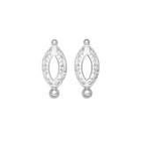 Meena Marquise Earrings - Ivory