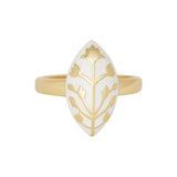 Meena Marquise Ring - Ivory