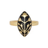 Meena Marquise Ring - Noir