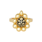 Meena Bloom Ring - Noir