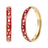 Meena Bangles (2 pack) - Poppy