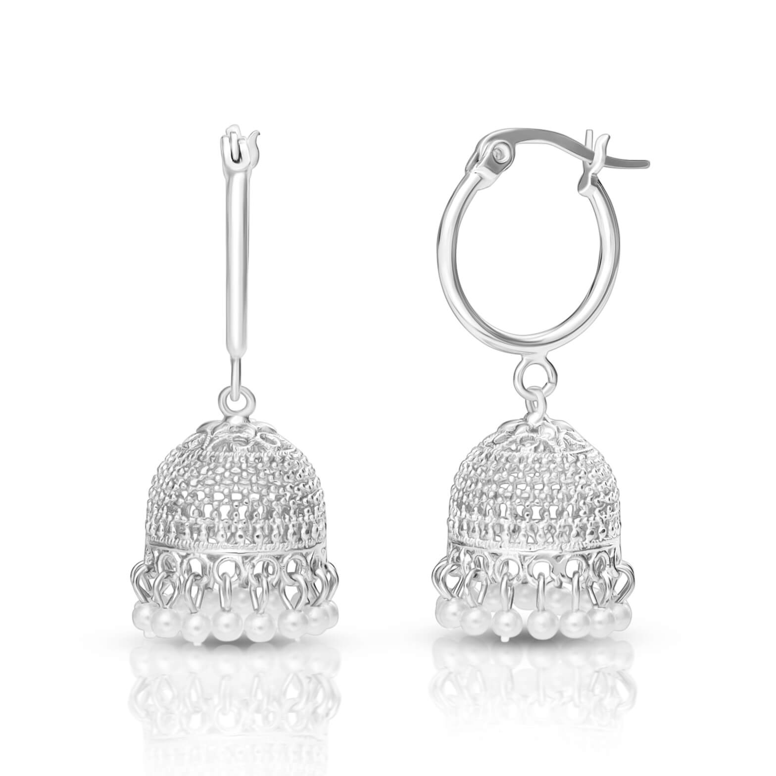 Pearl Jhumka Earrings