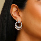 Baby Stone Chandbali Earrings