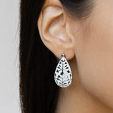 Meena Drop Earrings - Ivory