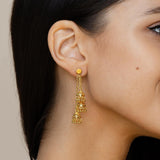 Micro Jhumka Trio Earrings