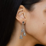 Micro Jhumka Trio Earrings