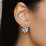 Meena Bloom Earrings - Ivory