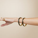 Meena Bangles (2 Pack) - Noir