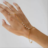 Suhana Hand Chain - Crystal