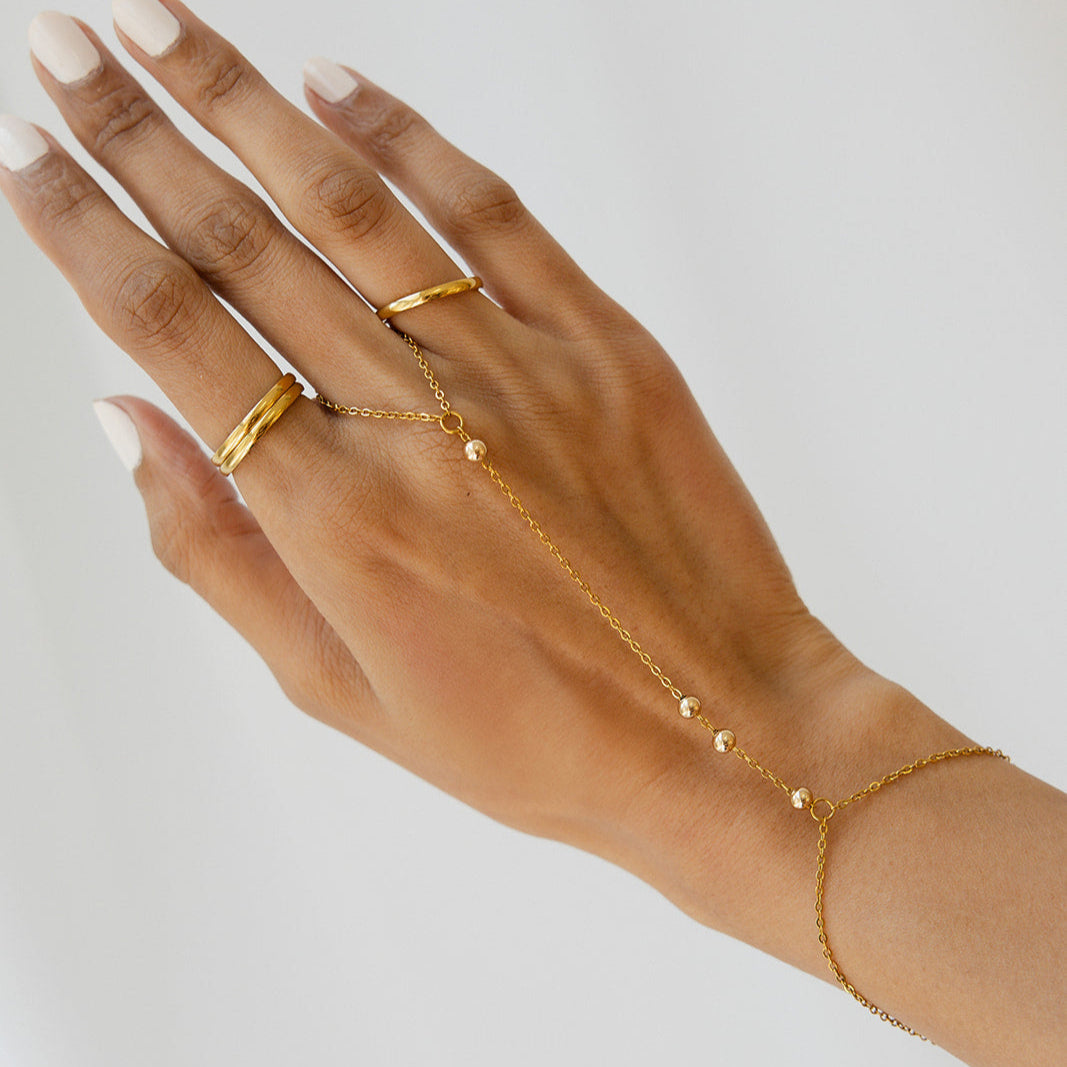 Beaded Hand Chain