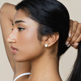 Classic Round Stud Earrings