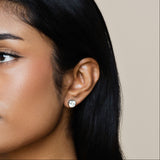 Classic Round Stud Earrings