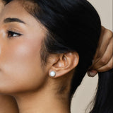 Classic Pearl Stud Earrings