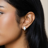 Classic Pear Stud Earrings