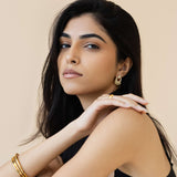 Micro Stone Chandbali Earrings