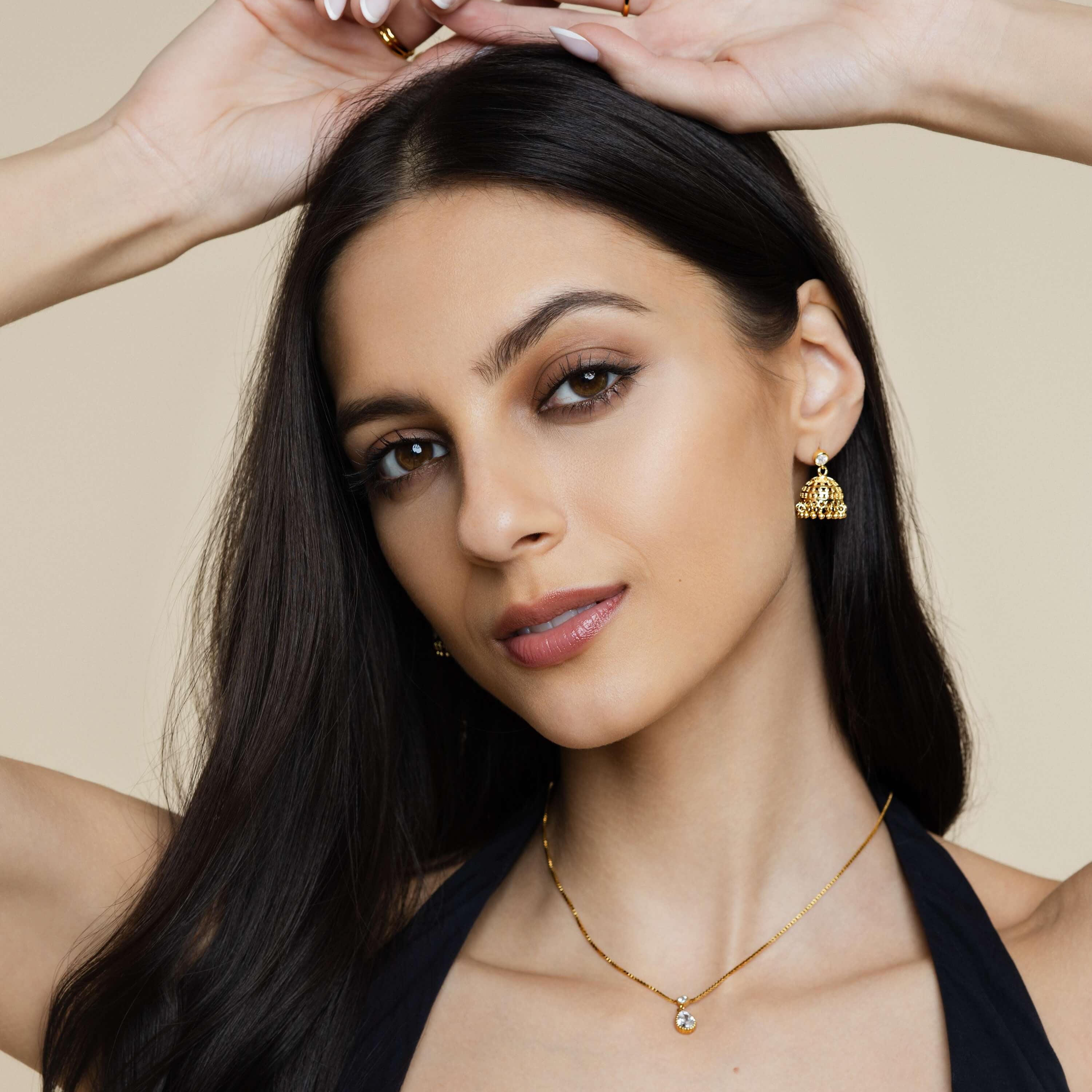 Baby Jhumka Stone Stud