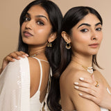 Kusum Stone Jhumka Earrings