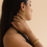 Micro Jhumka Trio Hoops