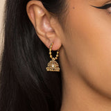 Beaded Baby Jhumka Hoops