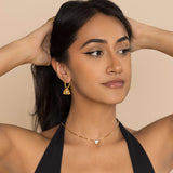 Beaded Baby Jhumka Hoops