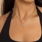 Rekha Twin Pear Necklace