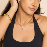 Rekha Twin Pear Necklace