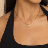 Rekha Twin Marquise Necklace