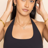 Rekha Marquise Drop Necklace
