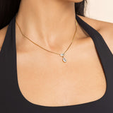 Rekha Marquise Drop Necklace