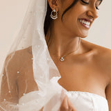 Rekha Trio Stone Necklace