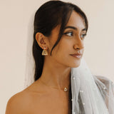 Kusum Stone Jhumka Earrings
